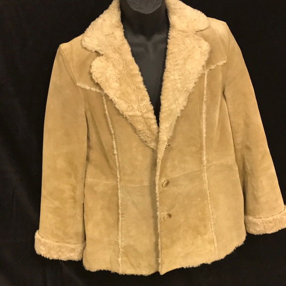 St. John's Bay Jackets & Blazers - St John’s Bay sheepskin jacket